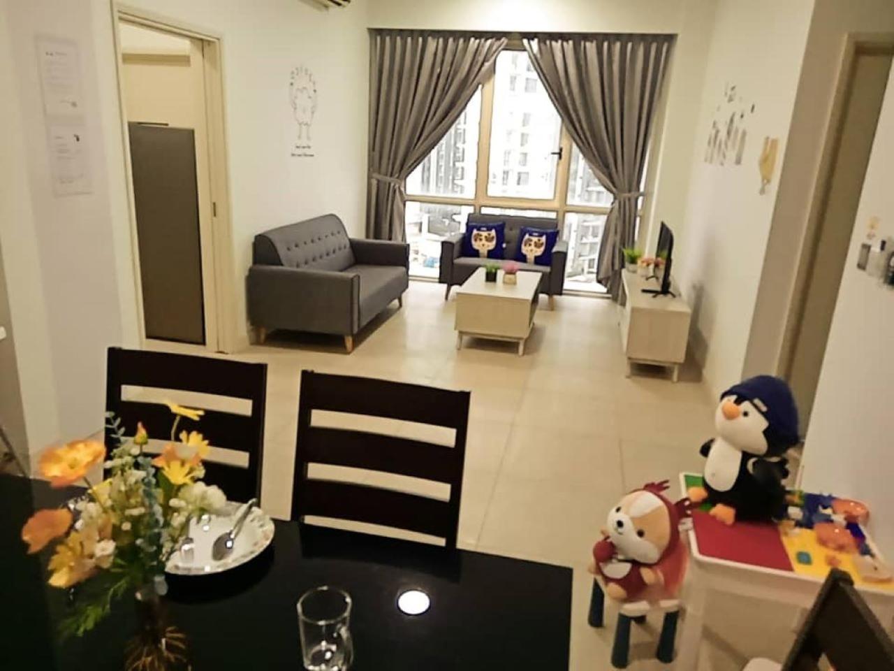 Apartment Legoland-4mins Walk-spacious-kids Friendly With Bathtub@ Happy Travel- Afinity Residency Nusajaya (Iskandar Puteri)