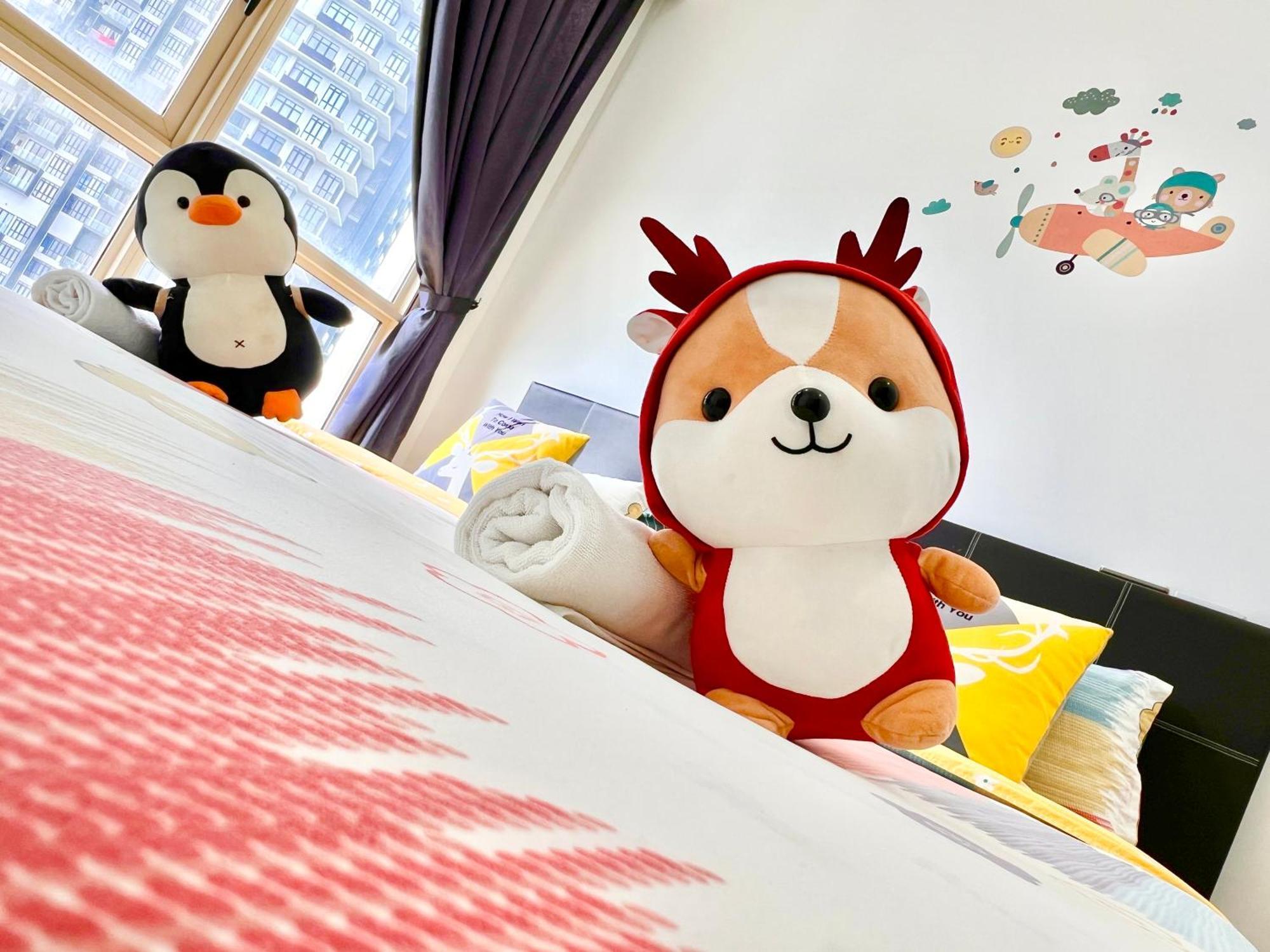 Apartment Legoland-4mins Walk-spacious-kids Friendly With Bathtub@ Happy Travel- Afinity Residency Nusajaya (Iskandar Puteri)